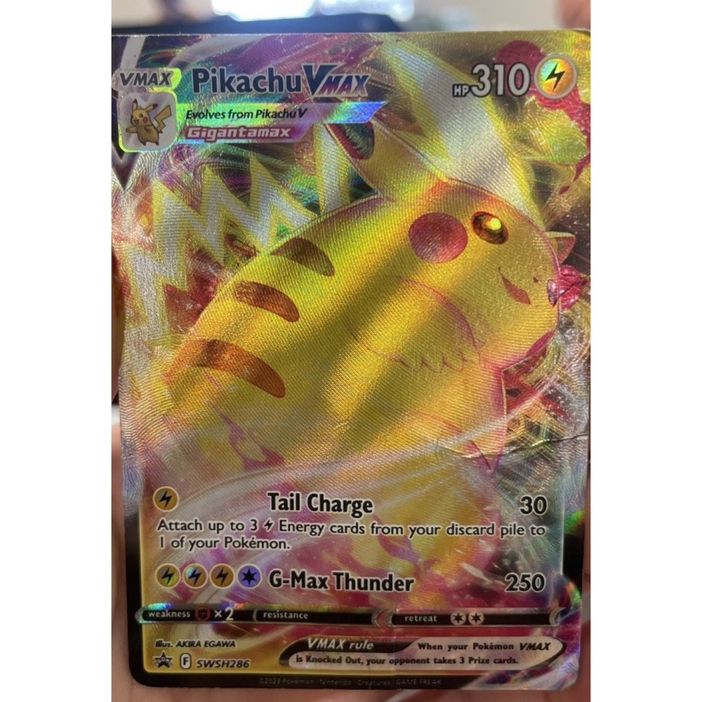 Pikachu VMAX SWSH286 Sword & Shield‎ Black Star Promo Pokemon TCG